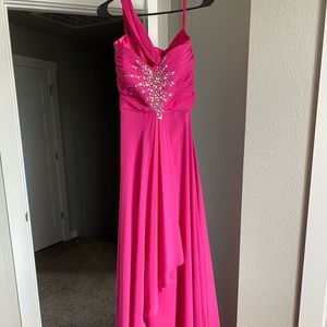 New, never worn long prom/homecoming dress